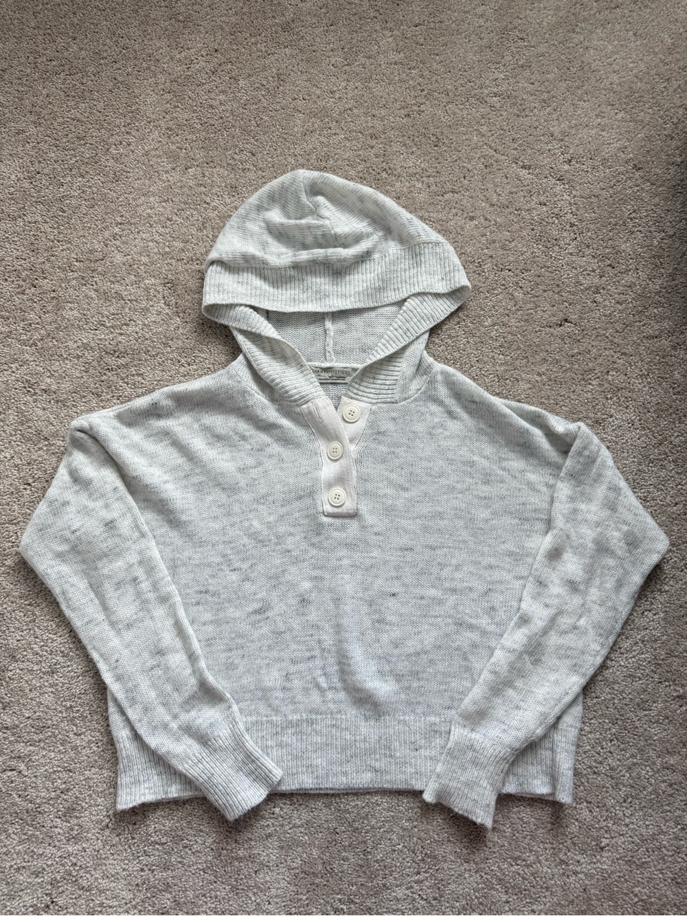 Urban Outfitters Cropped Knit Hoodie